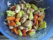 Frühlingssalat mit dicken Bohnen - Rezept