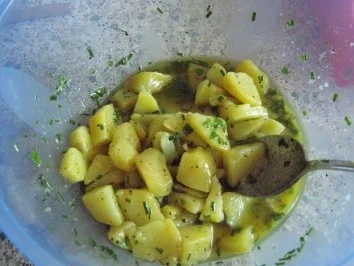 Frühlingssalat mit dicken Bohnen - Rezept - Bild Nr. 5