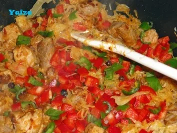 Krautfleisch, scharf + Serviettenknödel - Rezept - Bild Nr. 5