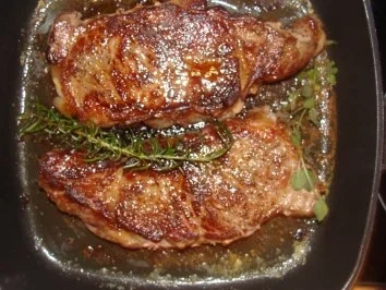 Rezept: Fleisch : -Entrecote in Rotwein- Bild Nr. 4 Fleisch : -Entrecote in Rotwein- - Rezept - Bild Nr. 4