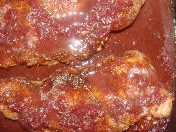 Rezept: Fleisch : -Entrecote in Rotwein- Bild Nr. 3 Fleisch : -Entrecote in Rotwein- - Rezept - Bild Nr. 3