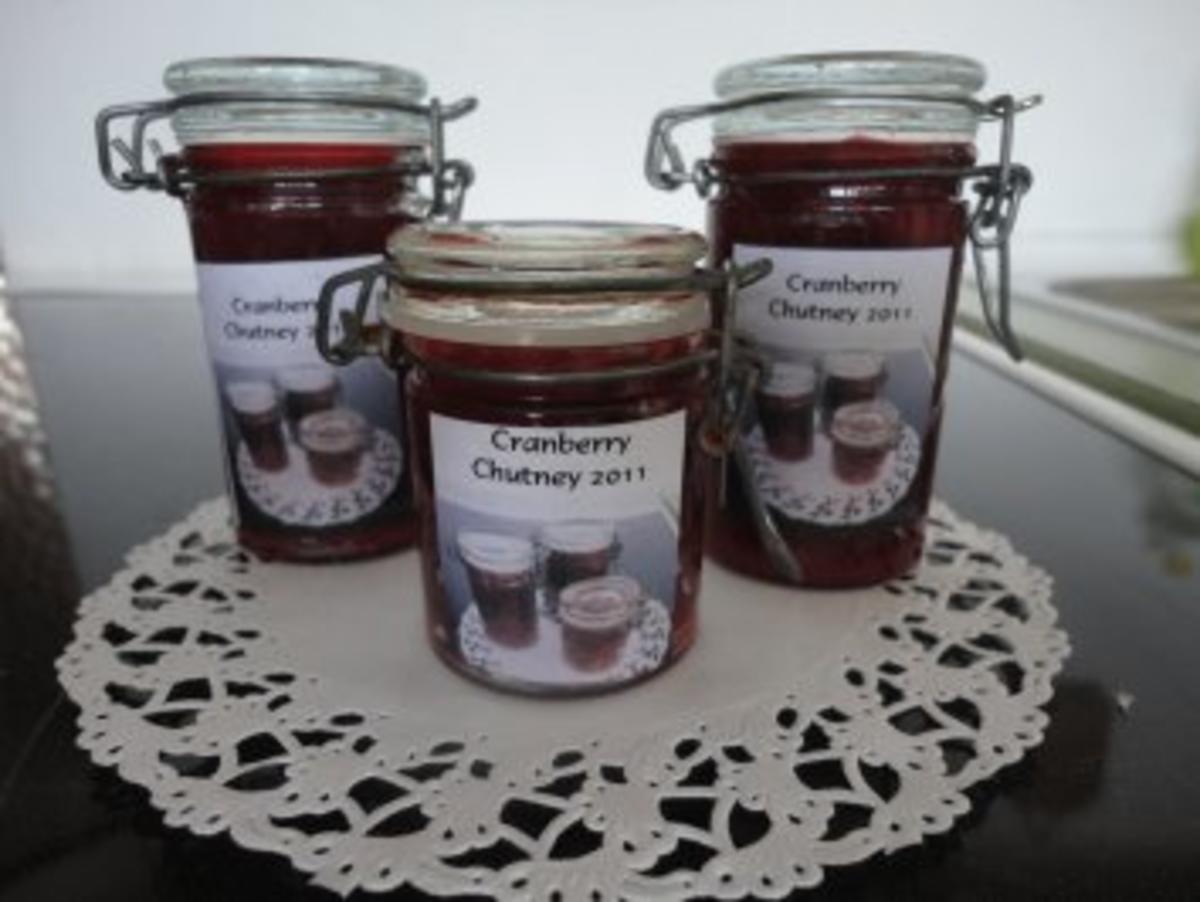 beschwipstes Cranberry Chutney - Rezept