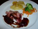 Roastbeef mit Rotweinschalotten - Rezept