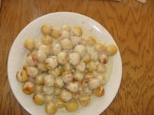 Kartoffelbällchen in Pilzsauce - Rezept