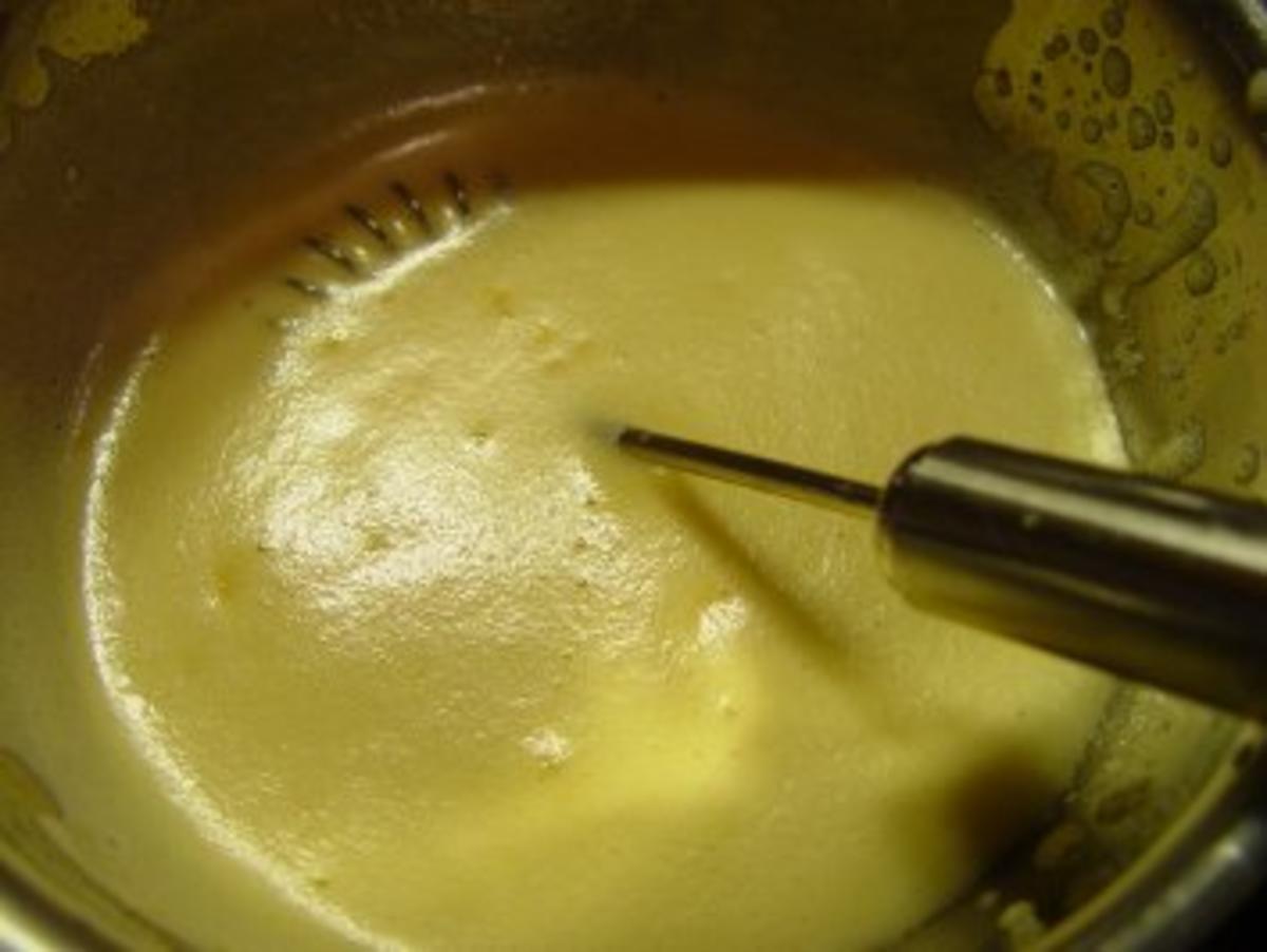 Weinbergpfirsich aus dem Ofen mit Amarettozabaglione - Rezept - Bild Nr. 6