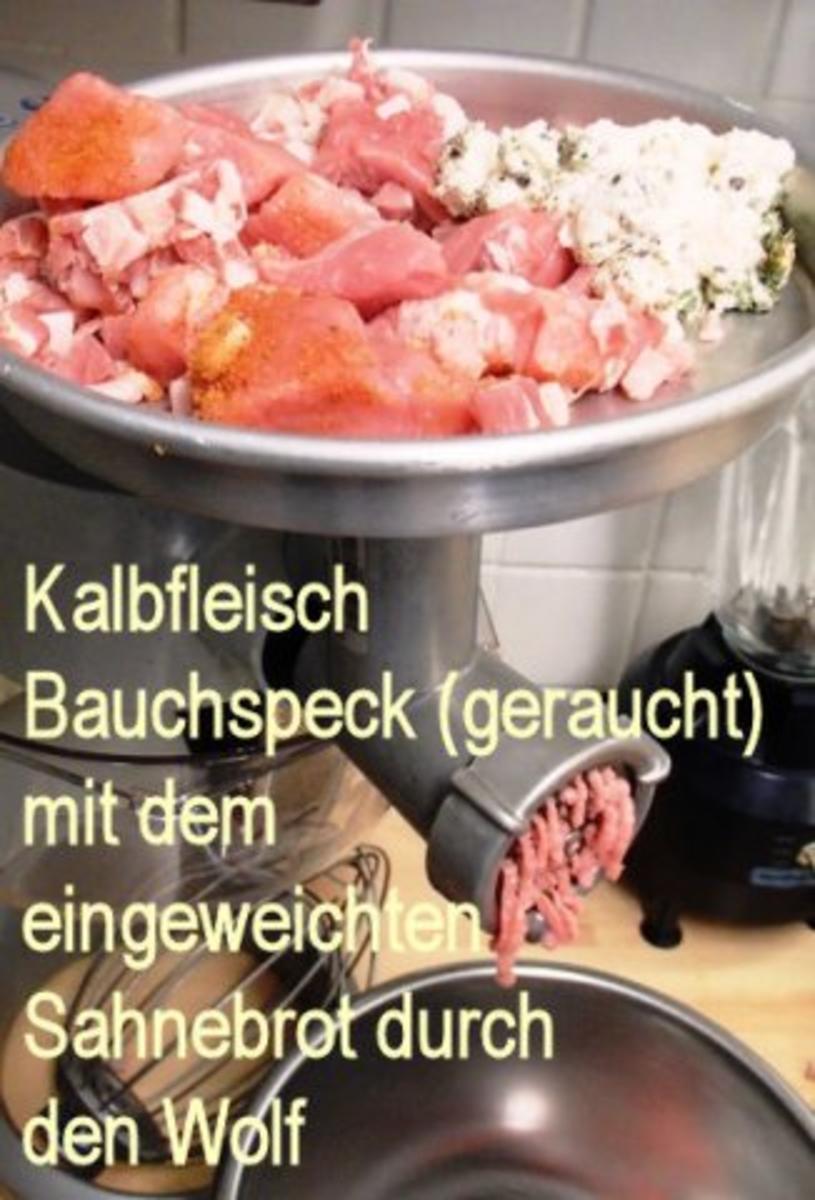 Kalbs-Hack-Braten mit Morchelschaum - Rezept - Bild Nr. 4