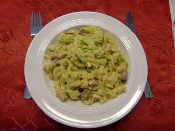 Nudel Pfanne mit Kasseler und Wirsing - Rezept - Bild Nr. 9