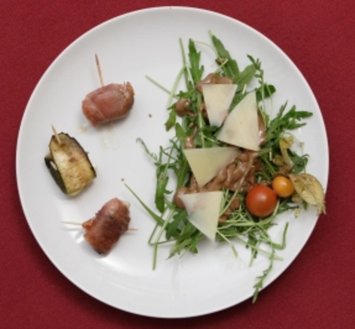 Ländlicher Salat mit reicher Vinaigrette, Tapas, frisches Brot (Daniel Aichinger) - Rezept - Bild Nr. 9