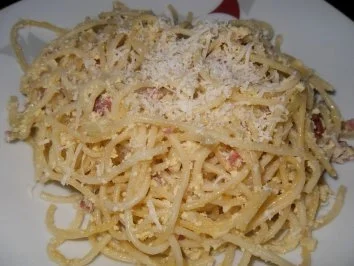 Rezept: Spaghetti Carbonara Bild Nr. 2 Spaghetti Carbonara - Rezept - Bild Nr. 2