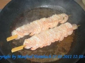 Shrimps - Gambas en escabeche en el ajo con Pobres Caballeros de Ajo - Rezept - Bild Nr. 2