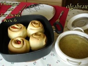 Rezept: Gefüllte Wickelknödel Bild Nr. 8 Gefüllte Wickelknödel - Rezept - Bild Nr. 8