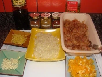 Rezept: Geflügel : -Brustfiletgeschnetzeltes in Curry-Orangensauce Bild Nr. 3 Geflügel : -Brustfiletgeschnetzeltes in Curry-Orangensauce - Rezept - Bild Nr. 3