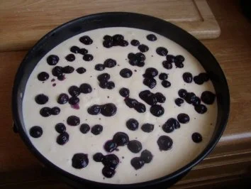 Rezept: Mein Cheescake mit Heidelbeeren Bild Nr. 2 Mein Cheescake mit Heidelbeeren - Rezept - Bild Nr. 2