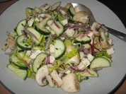 Pilz-Zucchinisalat - Rezept