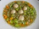 Grünkernsuppe mit Markklößchen - Rezept
