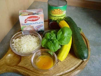 Rezept: Zucchini mit Thunfischfüllung Bild Nr. 2 Zucchini mit Thunfischfüllung - Rezept - Bild Nr. 2