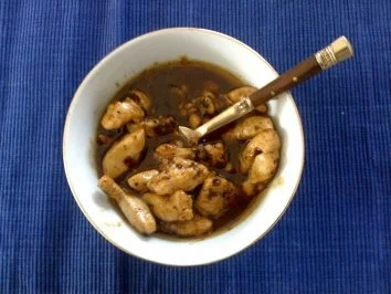 Huhn mit Chiligelee - Rezept