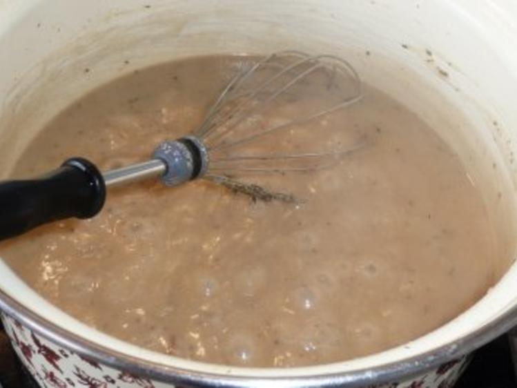 Gemüse: Große Bohnen mit Speck und Salzkartoffeln - einfach - von Willmei