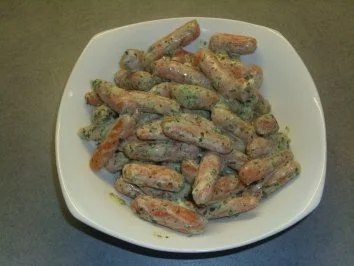 Beilagen: Möhrchen in Bärlauchcreme - Rezept