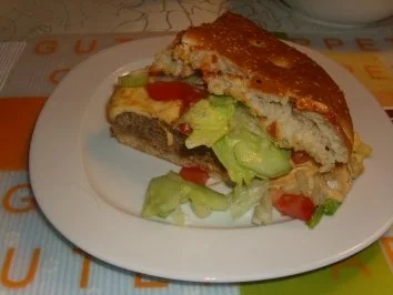 Fleischgerichte: Mega-Cheesburger - Rezept - Bild Nr. 9