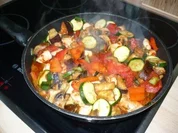 mediterrane Geflügelpfanne - Rezept