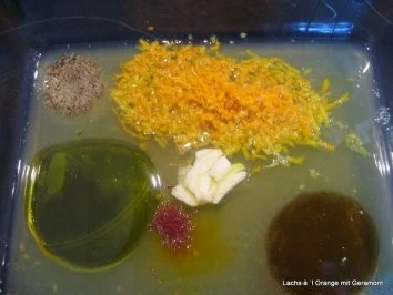 Rezept: Lachs à `l Orange mit Geramont Bild Nr. 4 Lachs à `l Orange mit Geramont - Rezept - Bild Nr. 4