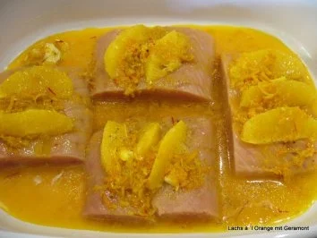 Rezept: Lachs à `l Orange mit Geramont Bild Nr. 5 Lachs à `l Orange mit Geramont - Rezept - Bild Nr. 5