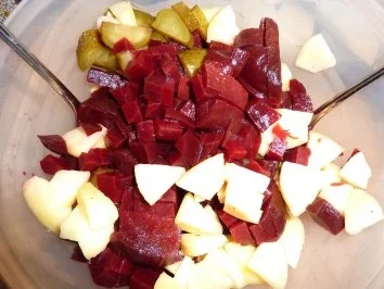 Salate: Rote Bete Salat - Rezept - Bild Nr. 4