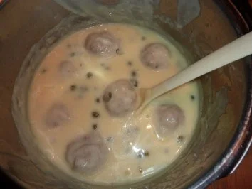 Rezept: Fl/Rind/Schwein: Königsberger Klopse Bild Nr. 7 Fl/Rind/Schwein: Königsberger Klopse - Rezept - Bild Nr. 7