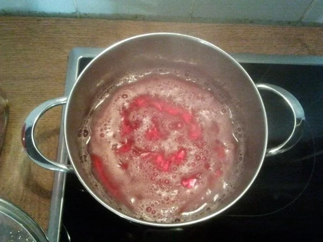 Rezept: Himbeeressig Bild Nr. 6 Himbeeressig - Rezept - Bild Nr. 6