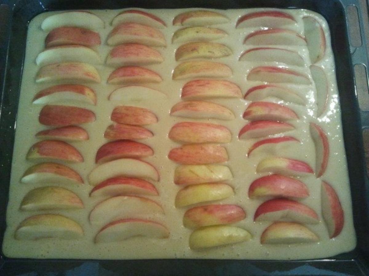 Blechkuchen - Apfelkuchen - Rezept - Bild Nr. 6