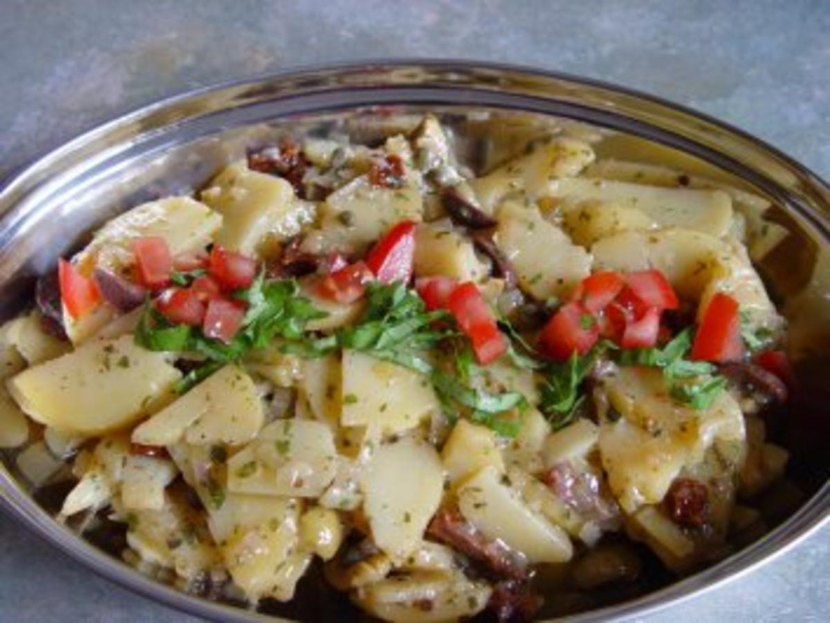 Mediterraner Kartoffelsalat - Rezept