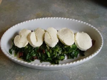 Scholle mit Blattspinat und Mozzarella - Rezept - Bild Nr. 3