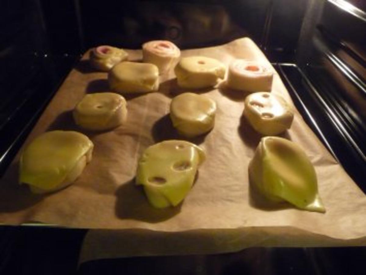 Fixe Küche - Schinken im Blätterteig mit Käse überbacken - Rezept - Bild Nr. 4