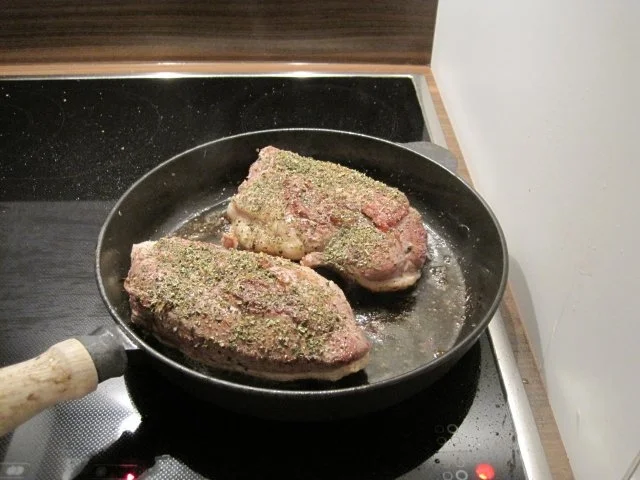 Entenbrust mit Äpfeln und Majoran - Rezept - Bild Nr. 4