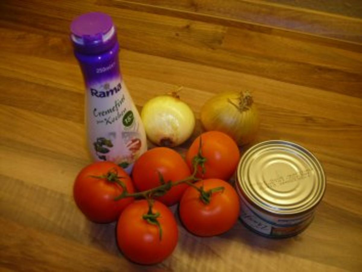 Thunfischsoße mit Tomate - Rezept - Bild Nr. 2