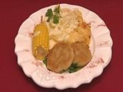 Blumenkohlbratlinge mit Kartoffelgratin (Sarah Knappik) - Rezept