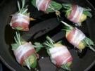 Salbei-Rosmarin-Kartoffeln im Speckmantel (Beilage zu Fleisch und Fisch) zu Kalbshaxe - Rezept