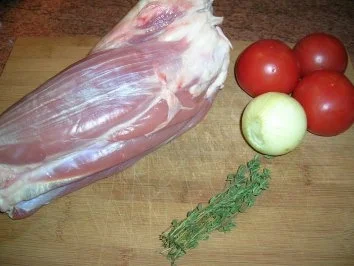 Kalbshaxe aus dem Ofen  mit Salbei-Rosmarin-Kartoffeln im Speckmantel - Rezept - Bild Nr. 4