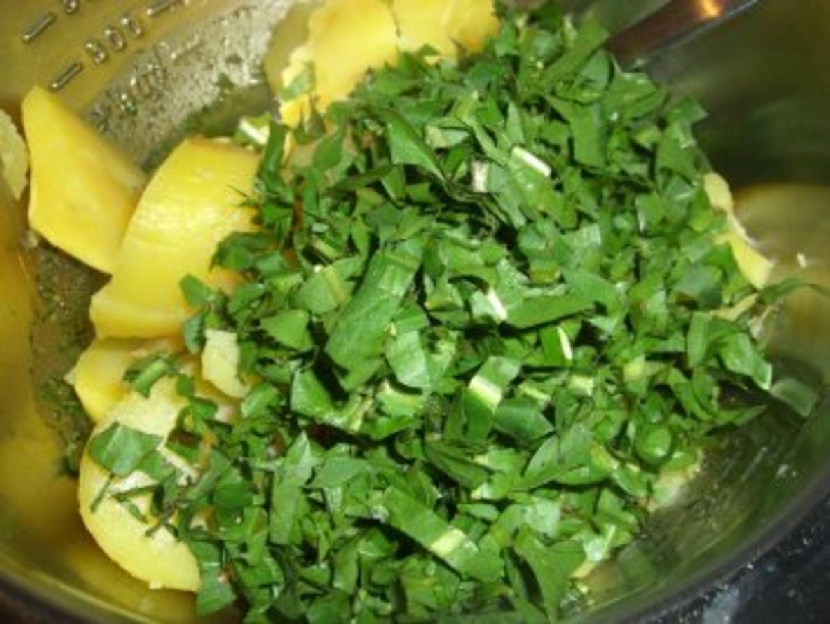 Kartoffelsalat der besonderen Art mit frischem Löwenzahn - Rezept - Bild Nr. 6