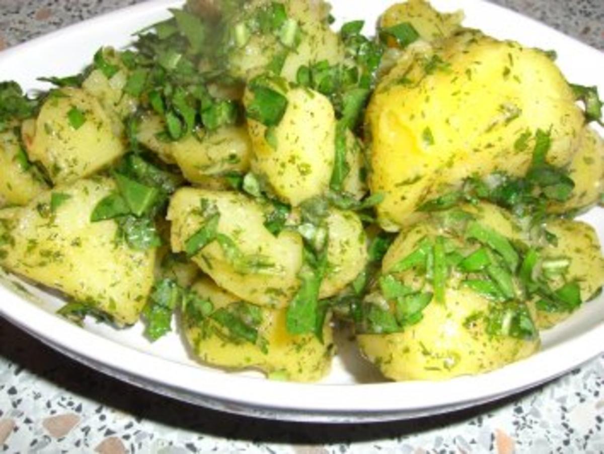 Kartoffelsalat der besonderen Art mit frischem Löwenzahn - Rezept - Bild Nr. 7