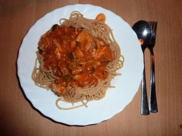 Fisch: Seelachs-Muschel-Tomatensoße - Rezept - Bild Nr. 10