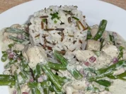 Wildlachspfännchen mit Bohnen... - Rezept