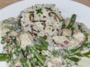 Wildlachspfännchen mit Bohnen... - Rezept