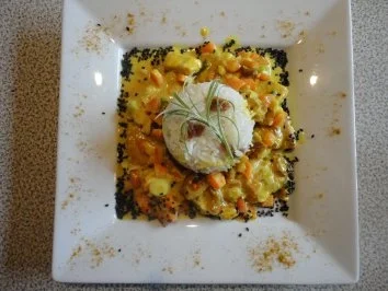 Kokos Hühnchen mit Dattel Reis - Rezept - Bild Nr. 6