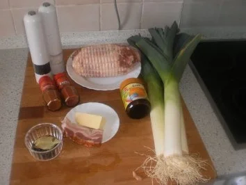 Putenrollbraten ~ Porreegemüse - Rezept - Bild Nr. 2