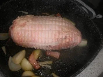 Putenrollbraten ~ Porreegemüse - Rezept - Bild Nr. 3