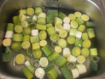 Putenrollbraten ~ Porreegemüse - Rezept - Bild Nr. 5