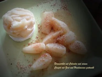 Birnen-Sorbet mit Birnen-Tarte-Tatin - Rezept - Bild Nr. 3