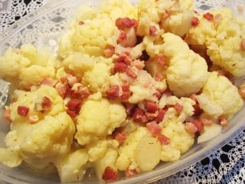 Blumenkohl-Salat mit Speck - Rezept - Bild Nr. 6